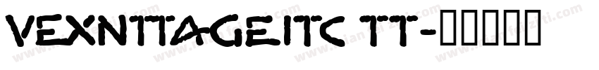 VintageITC TT字体转换